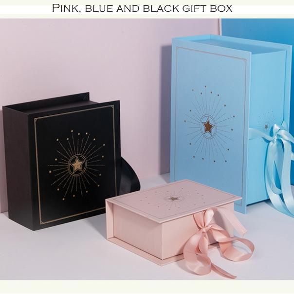 Wholesale Custom Luxury Pink Blue Black Cosmetic Perfume Lipstick Paper Box Water Mugs Silk Scarves The Scarf Jewelry Wedding Christmas Gift Clamshell Packing