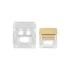 5g 10g Korean Style Empty Elegant Square Acrylic Plastic Jar for Skin Care