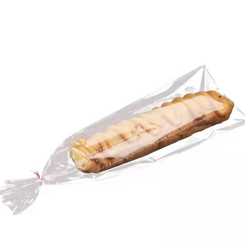 Clear Plastic Bread Bag Custom Micro-Perforated with Wicket Dispenser