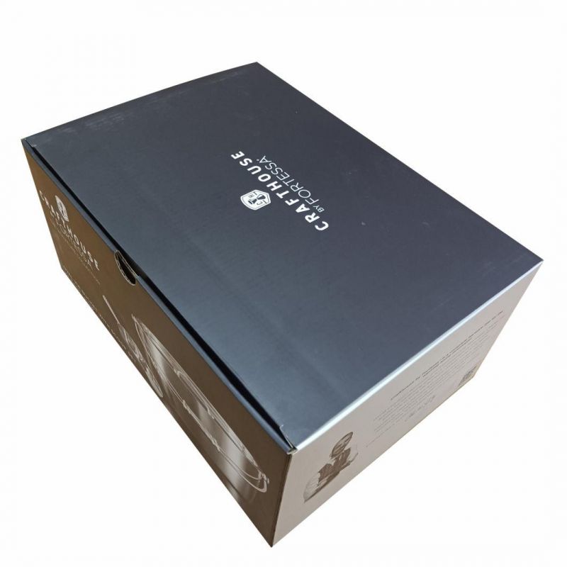 Factory Customized Corrugated Box Gift Box Cardboard Hard Carry Packaging Box