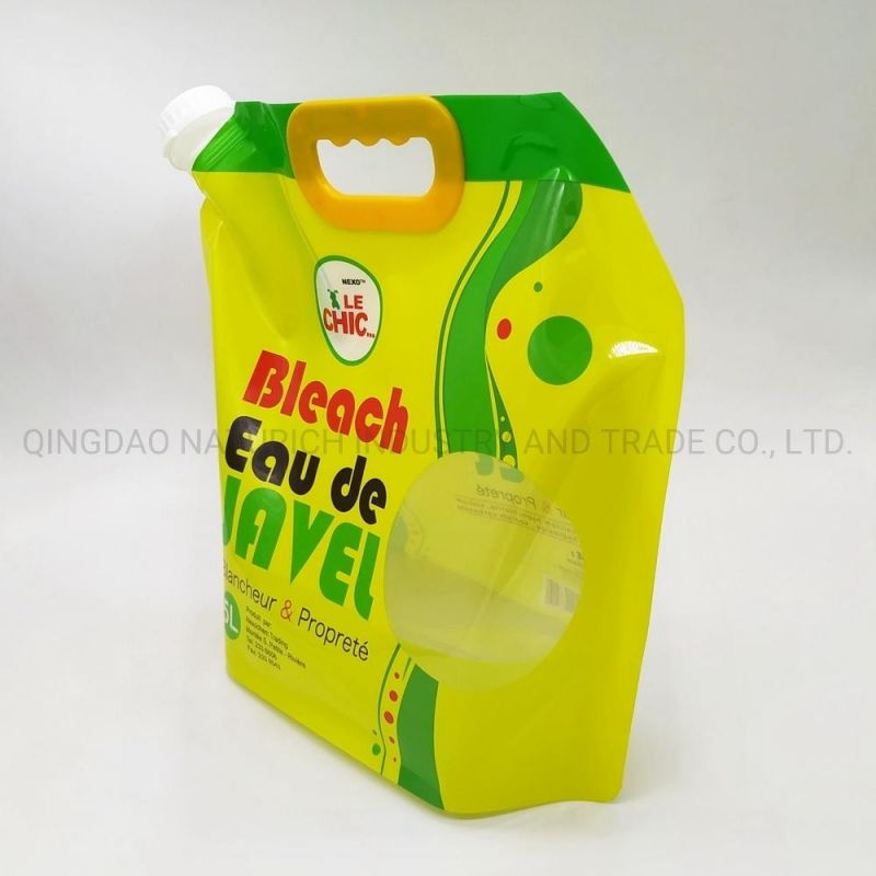 Custom Printed Plastic Spout Pouches Packaging Bags for Laundry Detergent