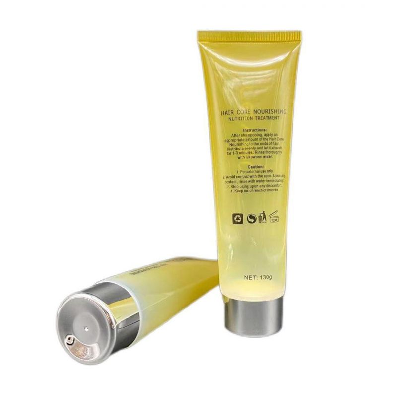 Personal Care Shampoo Plastic Tube with Bamboo Cap