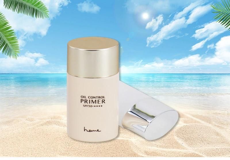 Skincare Packaging Suncare Cosmetic Plastic 25ml 35ml Facial Sunscreen Lotion Bottle