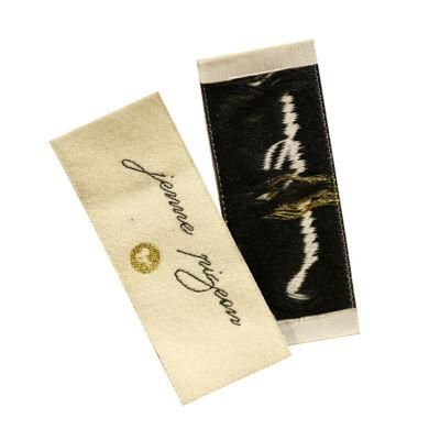 High Density Custom Design Clothing Woven Label Apparel Woven Tag