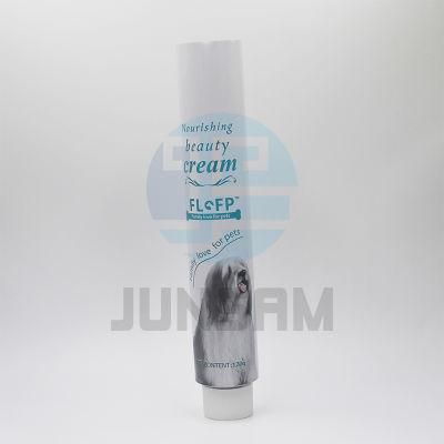 Animal Food Packaging Soft Collapsible Aluminum Squeezing Tube Large Volume Container