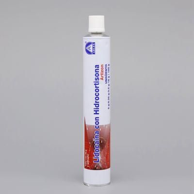 100g Empty Collapsible Aluminum Cosmetic Aluminum Toothpaste Packaging Tube