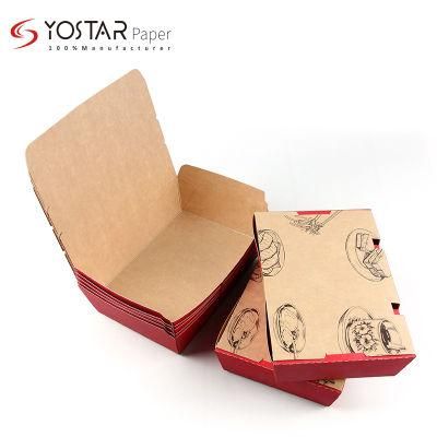 Disposable Food Container Biodegradable Packaging Lunch Paper Box