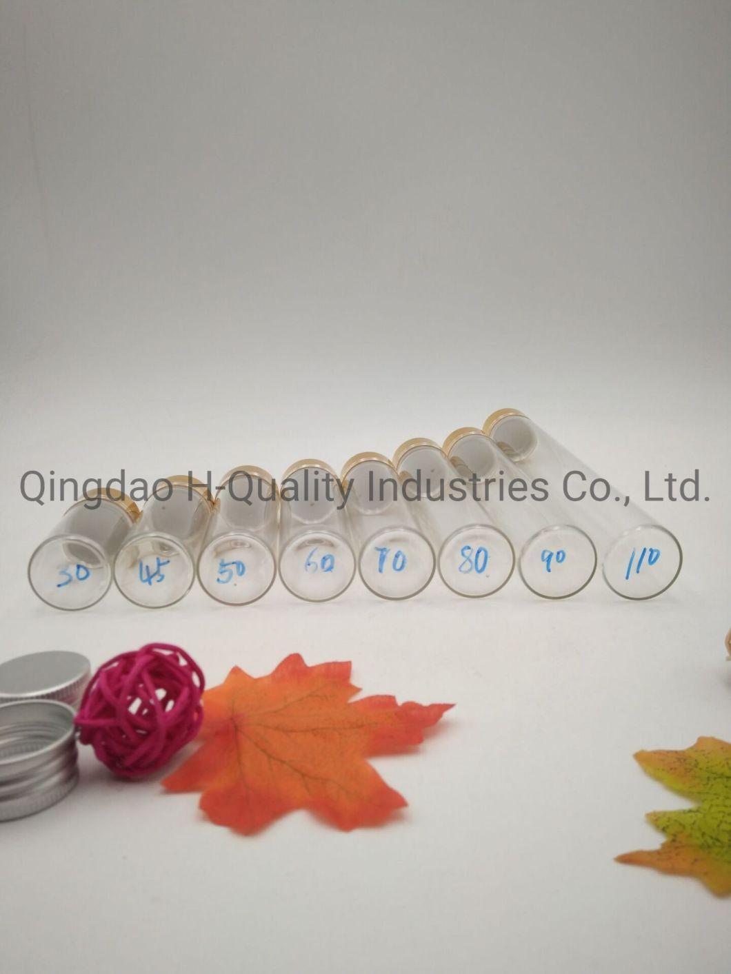 High Borosilicate Glass Tube-Type Bottles/Dried Fruit Bottles/Ready-to-Eat Food Bottles/Gift Advertising Bottles with Aluminum Caps