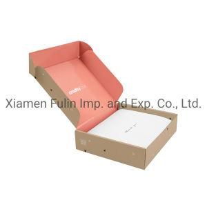 Wholesale Bulk Gift T-Shirts Paper Brown Packaging Custom Mailer Shipping Box