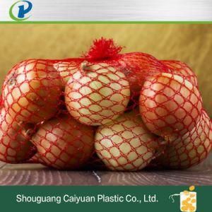 Plastic Eco Friendly Vegetable / Fruits Packing Cotton Bags Biodegradable Recycled Mesh Bag