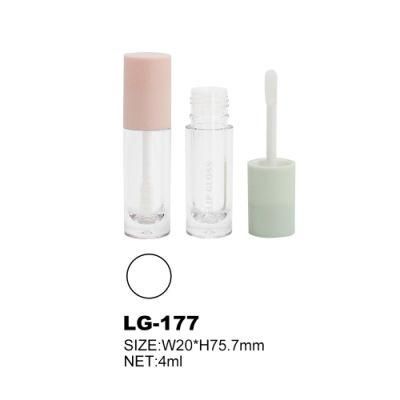 4ml Matte White Lip Gloss Container Empty Round Lipgloss Tube