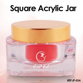 15ml 30ml 50ml Empty Plastic Square Cream Jar