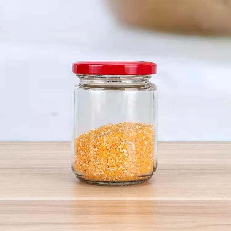 High-End Glass Jar for Honey, Jam, Food, Pickle Glass Bottles 1000ml 750ml 500ml 350ml 212ml 200ml 110ml 100ml