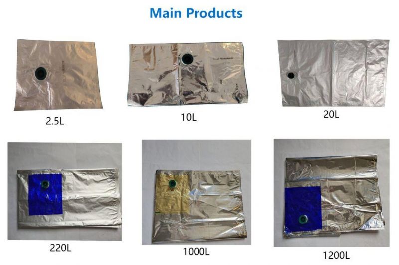 Bag in Box Plastic Non-Aseptic Bag / Packaging Bag for Liquid Storage (1200L)