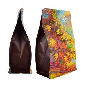 Flat Bottom Bag Food Plastic Packaging Paper Bag Aluminum Foil Zip Lock Bag Tea Coffee Organic Food Bag