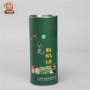 Luxury Custom Printed Round Craft Paper Tube Cardboard Cylinder Tea Packaging Box