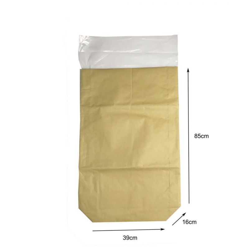 Paper Bag with PE Liner for Packing 15kg Flour