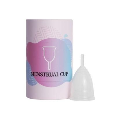 Firstsail Eco Friendly Custom Cardboard Silicone Menstrual Cup Paper Tube Cylinder Packaging Storage Gift Box