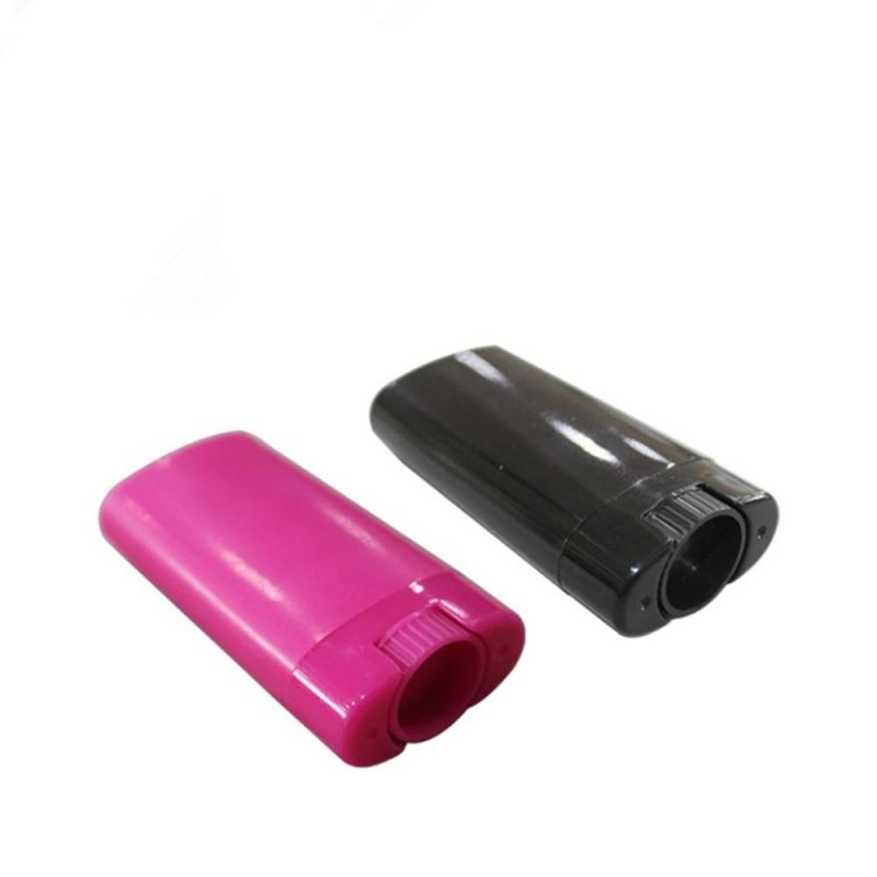 15g Flat Oval Lip Balm Tube and Deodorant Container