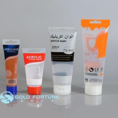 OEM Top Quality High Feedback Square Plastic Tube Package with Hot Stamping Cosmetic Packaging Tube
