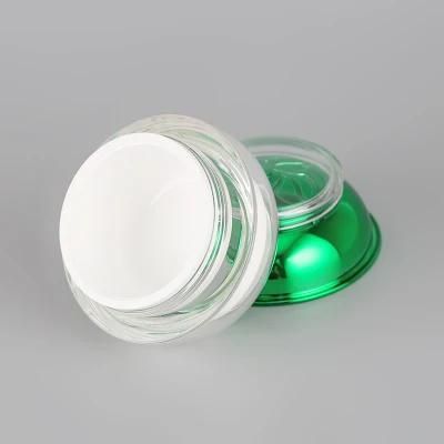 Round Cosmetic Jar for Skin Care High-End Cosmetic Bottles Airless Bottles for Day&Night Craam