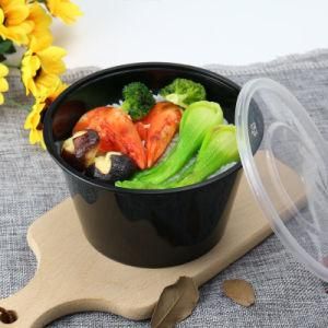 Restaurante Take Away Food Grade Plastic Containers Packaging Lunch Box with Lid