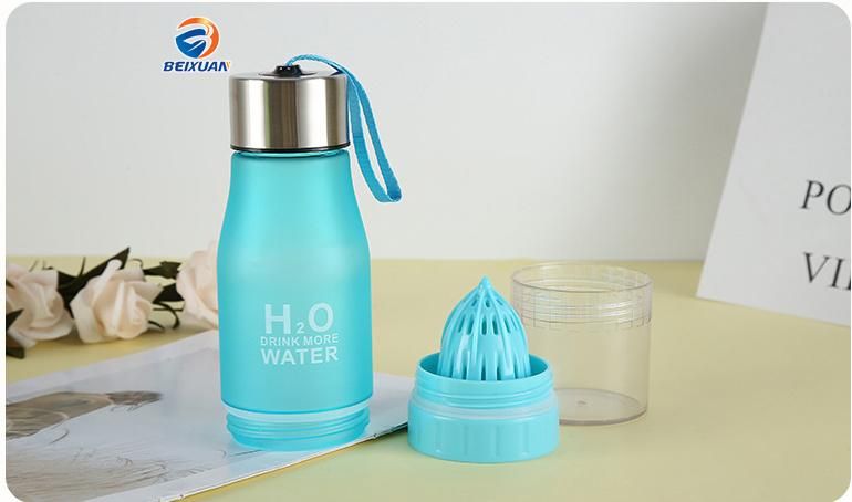 New H2O Drinking Bottle, Hot Sale Plastic Lemon Bottle