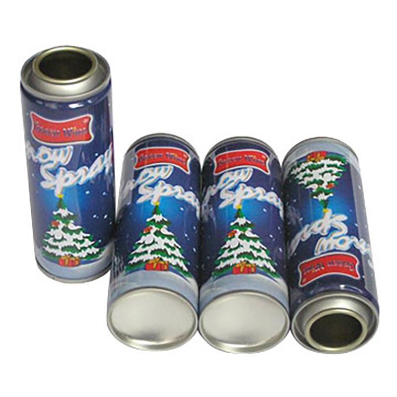 Hot Stamping Recyclable Round Aluminum Cover Aerosol Tin Can Cosmetics Aluminum Can Be Customized