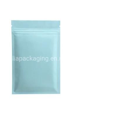 Custom Printed Heat Seal Food Grade Packaging Bag for Pili Nuts Three Side Seal Bag with Aluminum Foil