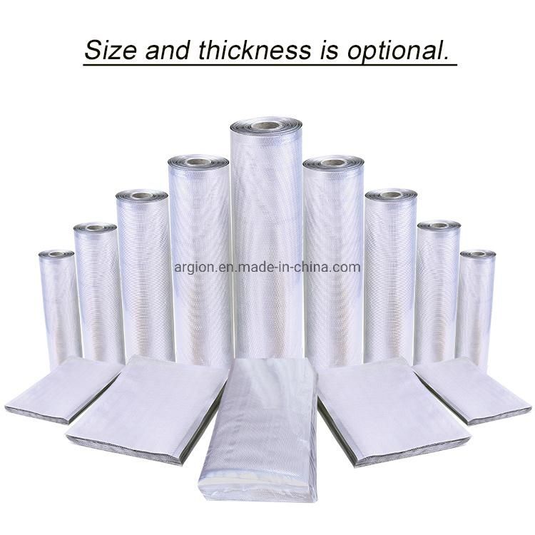 OEM Manufacturer BPA-Free Aluminum-Aluminum Embossed Vacuum Bag Roll with FDA LFGB