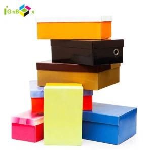 Lift-off Lid Different Colors Packaging High-Heeled Sports Box Cardboard Shoes Box Packaging Boxes