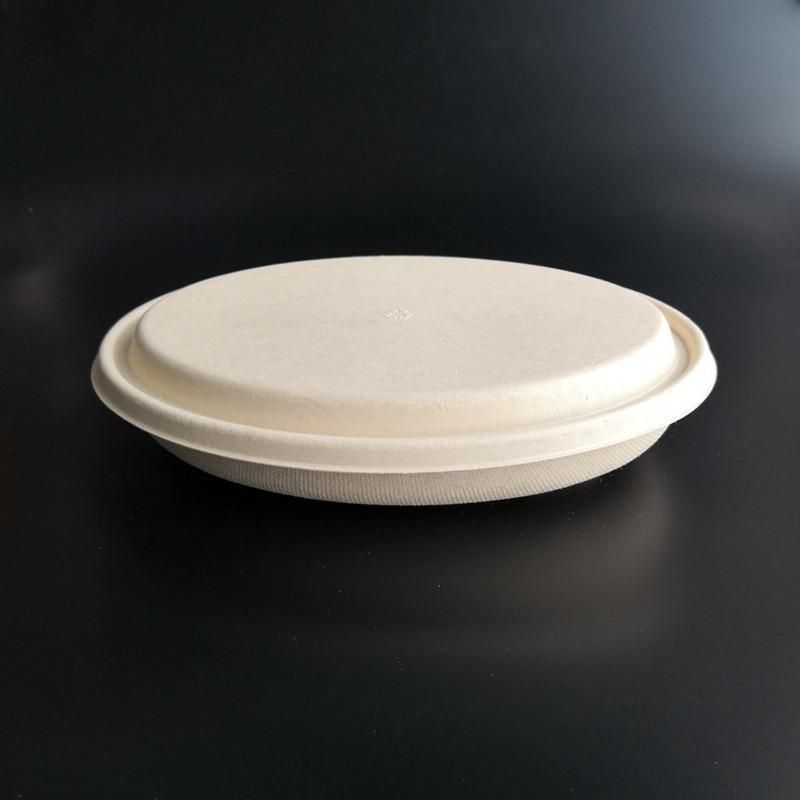 Tableware Biodegradable Bagasse Oval Food Grade Paper Take out Lunch Box