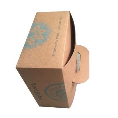 Custom Coated Kraft Paper Liner Cake Packaging Motorcycle Delivery Gift Food Box