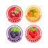 Waterproof Fruit Juice Bottle Vinyl Sticker Printing Label Roll Sticker