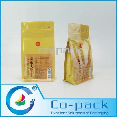 Metalized Bottom Gusset Bag in Box for Tea Packaging