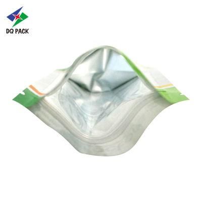 Custom Food Packaging Laminated Smell Proof Foil Pouch Mylar Zipper Bags 3 Side Food Seal Zipper Bag