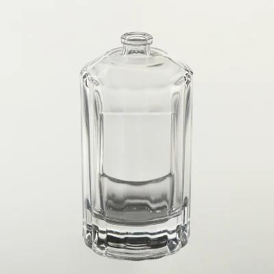 100ml Perfume Glass Bottle with Lines and Concave