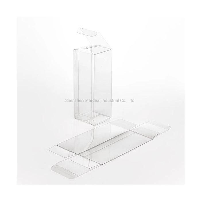 Custom Clear Blister Gift Food Box Folding Plastic Transparent Box