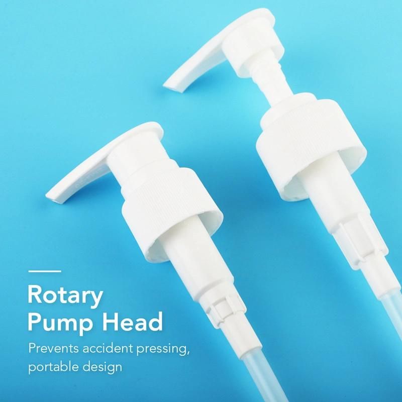 500ml Pet Empty Plastic Hand Sanitizer Washing Liquid Shampoo Bottle with Dispenser Pump (B002-2)