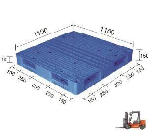 Heavy Duty Industrial Racking Plastic Pallet with Steels Reinforcement