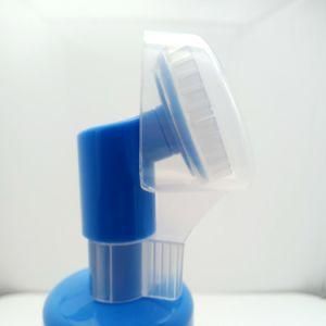 Cosmetic Packaging 180ml Pet Plastic Foam Pump Bottle with Silicone Bubble Brush for Face Clean