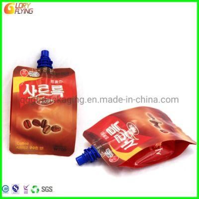 Custom Printed Plastic Stand up Spout Pouch Packaging Bag with Logo for Drink Pouches Package