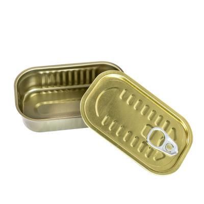 Custom Tuna Fish Seal Square Food Ring Pull Tin Can Food Canning Can Packing