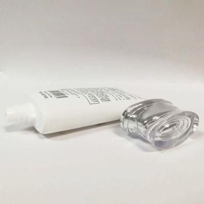 Soft Tube Empty Flat Cosmetic Plastic Tube with Screw Cap