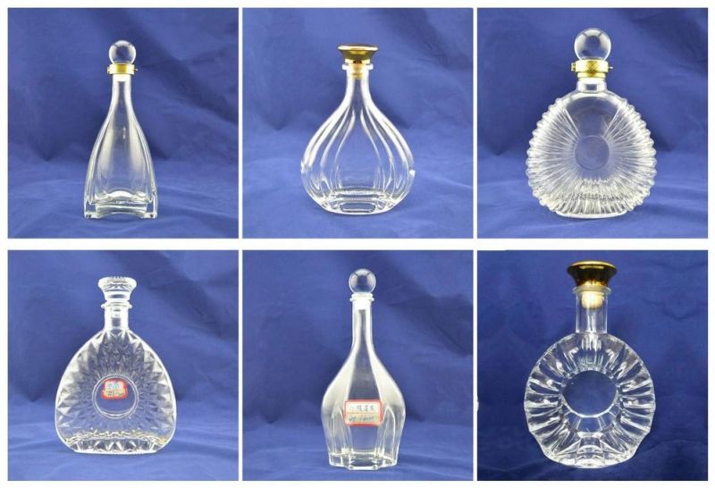 High Quality Super Flint 350ml 375ml 500ml Olive Oil Alcohol Bottles Ice Glass Bottle 750ml Glass Bottles Wholesale