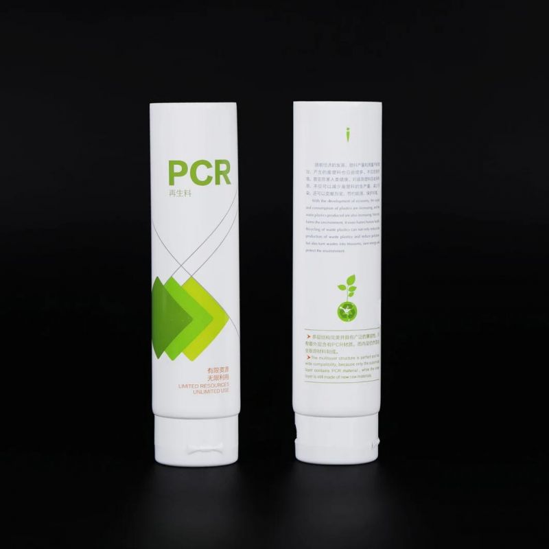 Home Product Recycled 10ml Sugarcane Face Care Cosmetic Squeeze Tube Packaging