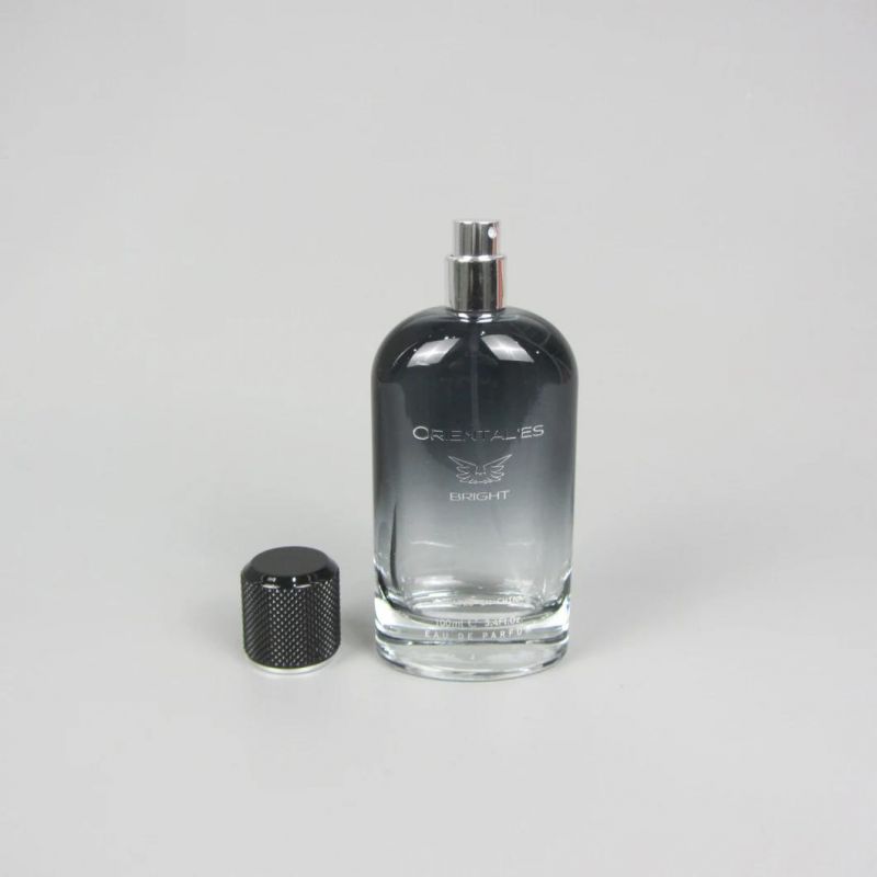 Cosmetic Refillable Fine Mist Spray Glass Perfume Bottle with Caps