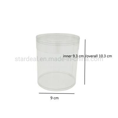 Clear Gift Round Tube Packaging Plastic Cylinder PVC Box