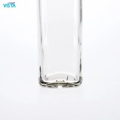 535ml Square Syrup Normal Flint Glass Bottle with Screw Cap