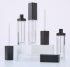 Lipgloss Container High Quality Custom No Label Black White Glossy 7.5ml Matte Plastic Lip Gloss Cosmetic Tubes Clear Lip Gloss